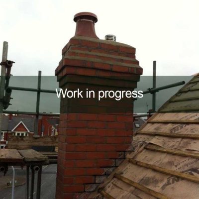 Chimney Repair In Progress