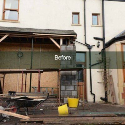 Exterior Of Kitchen Before Conversion