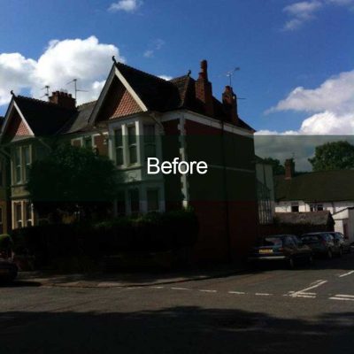 House Before Roofing Works Commence