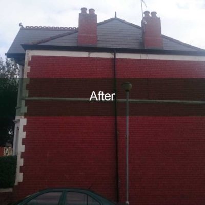 Side View Of Roof After New Roof Installed